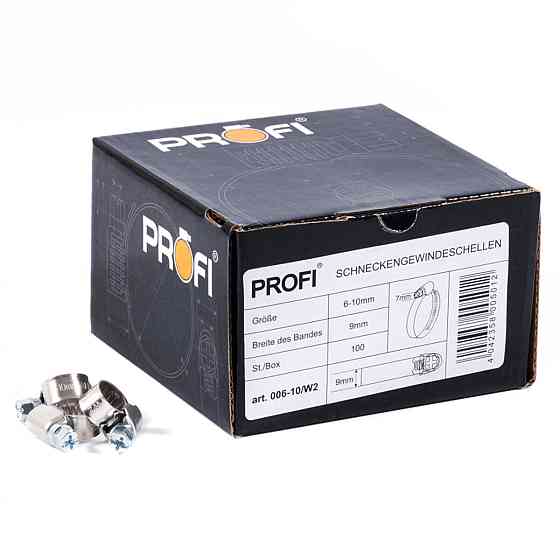 Хомути Profi 6-10/W2, 9мм, 100шт Київ