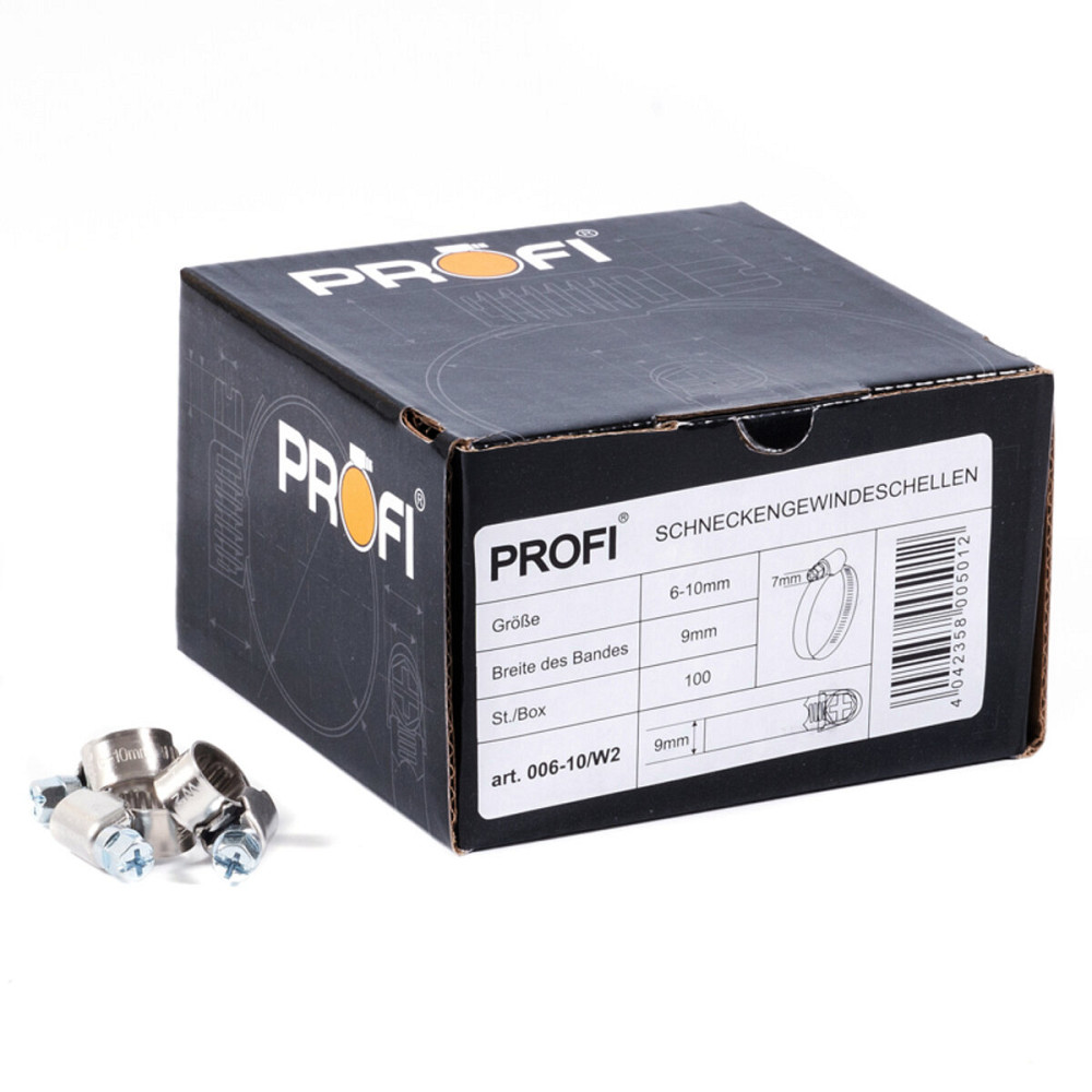 Хомути Profi 6-10/W2, 9мм, 100шт Киев - изображение 1