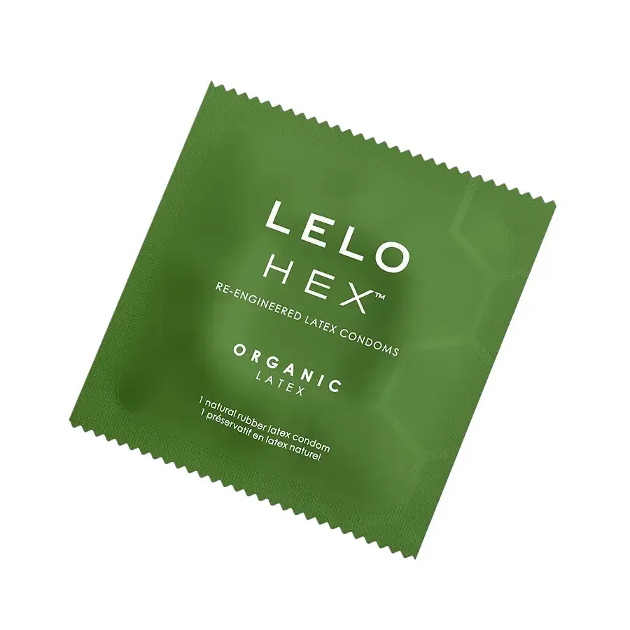 Презервативи LELO HEX Condoms Organic 12 Pack, тонкі та суперміцні Львів - фото 3