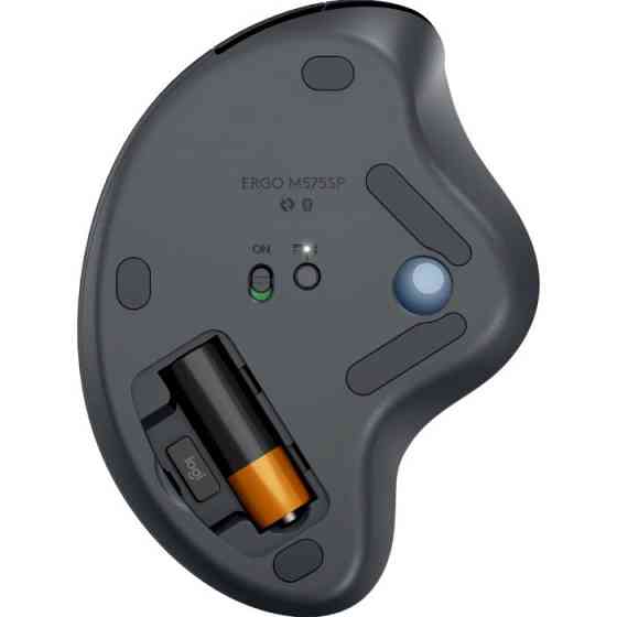 Миша бездротова Logitech Ergo M575S Graphite + Blue Ball (910-007029) Темно-сірий Харків