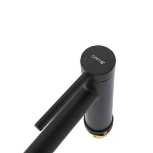 Змішувач для умивальника Gappo G1006-6 чорний Київ