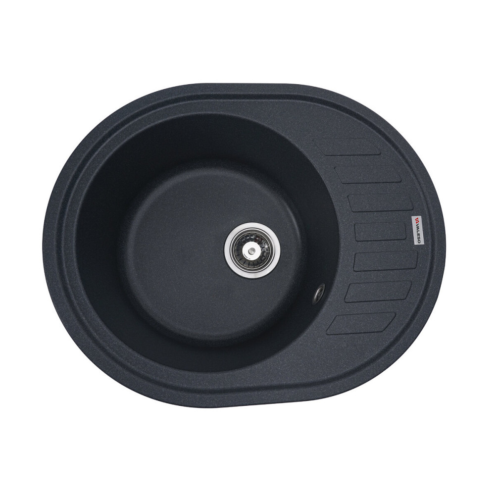 VALESO Гранітна мийка для кухні VALESO SOUL 6250 матова Антрацит Киев - изображение 1