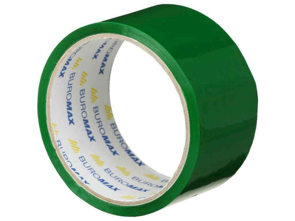 Клейкая лента пак. 48мм x 35м, зеленая BM.7007-04 ТМ BUROMAX Киев - изображение 1