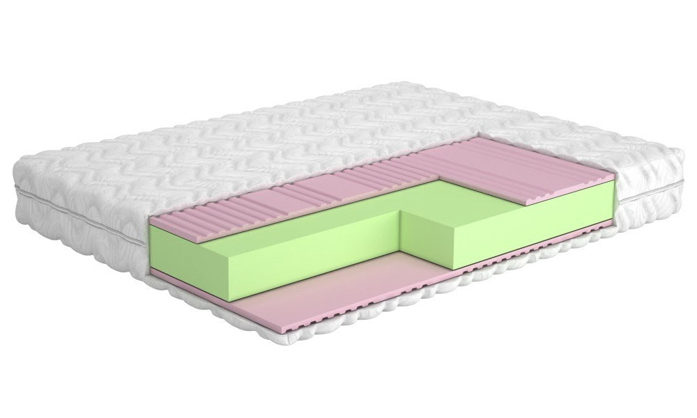 Матрас MatroLuxe Shine Jasmine 120x200 Белый Киев - изображение 1