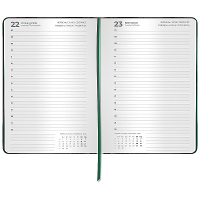 Тижневик Axent датований 2026 Classic Lux, 145х210, темно-зелений (8844-26-5-A) Вінниця - фото 3