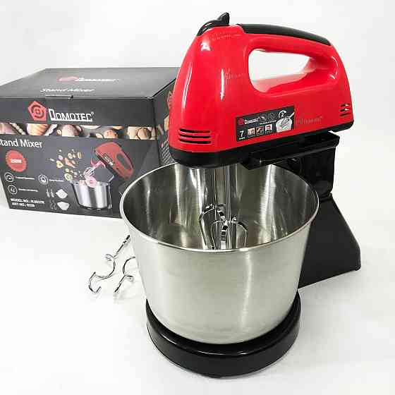 Міксер для збивання кремів Domotec R6637R 2 л 250 W, Електричний міксер ручний Кулінарний VS-29 Івано-Франківськ