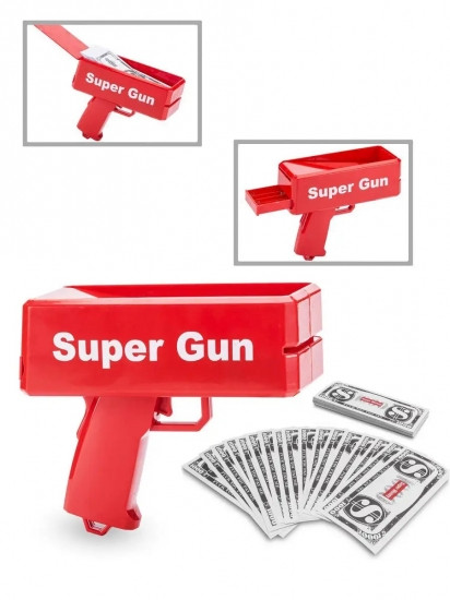 Пистолет который стреляет деньгами Super Money Gun Винница - изображение 2