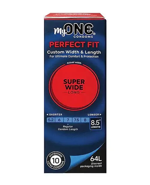 Презервативи MyONE Super Wide & Long 10 шт, картонна коробка Львов - изображение 1