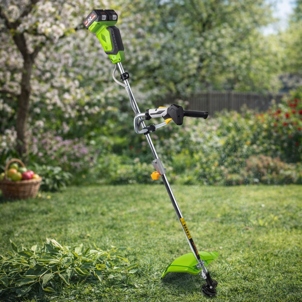 Триммер для травы аккумуляторный с велосипедной ручкой Procraft,Тример аккумуляторный 2 АКБ 20В,Триммеры для сада ATA40/2 Львов - изображение 1