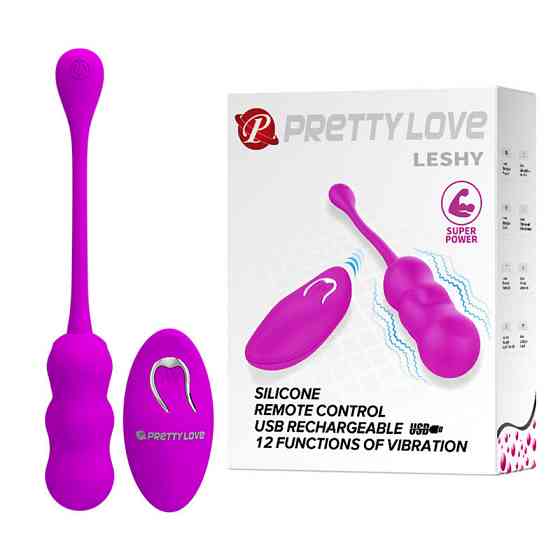 Виброяйце с дистанционным пультом управления PRETTY LOVE LESHY Sex Aura Киев