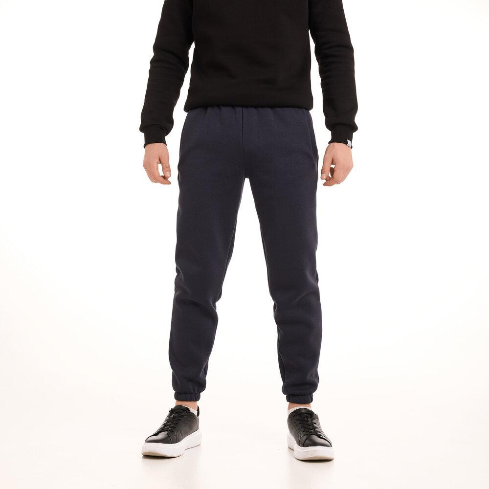 Чоловічі штани джогери з кишенями темно-сині Pobedov 007 ЗИМА Київ - фото 2