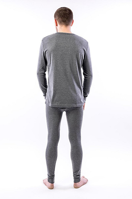 Комплект чоловічої нижньої білизни, антрацит топ Крохатушка одяг Київ - фото 3