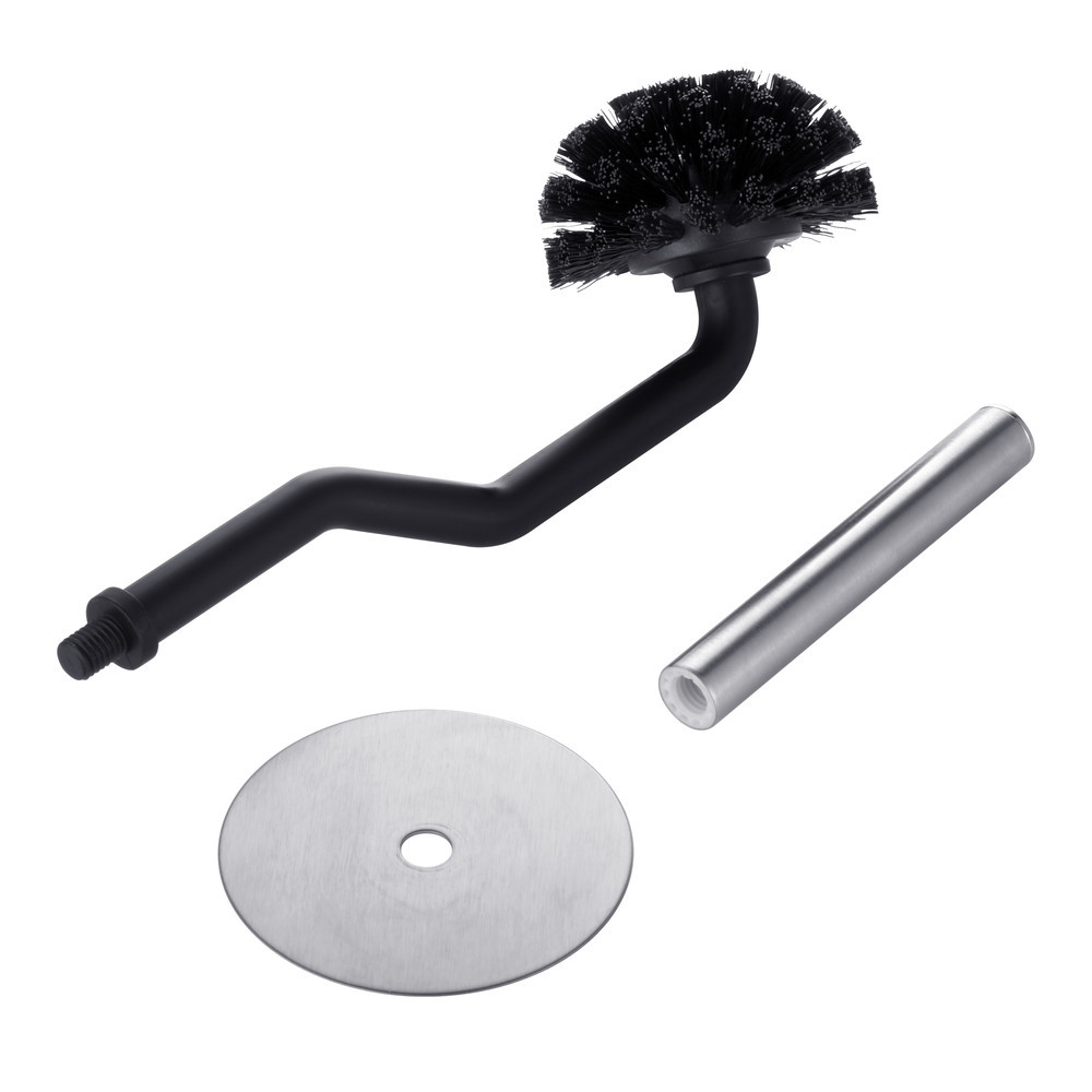 Йоржик для унітазу підлоговий Mixxus Premium Ellipse-TB0201 SS Color колір нержавійка (MI7067) Київ - фото 10