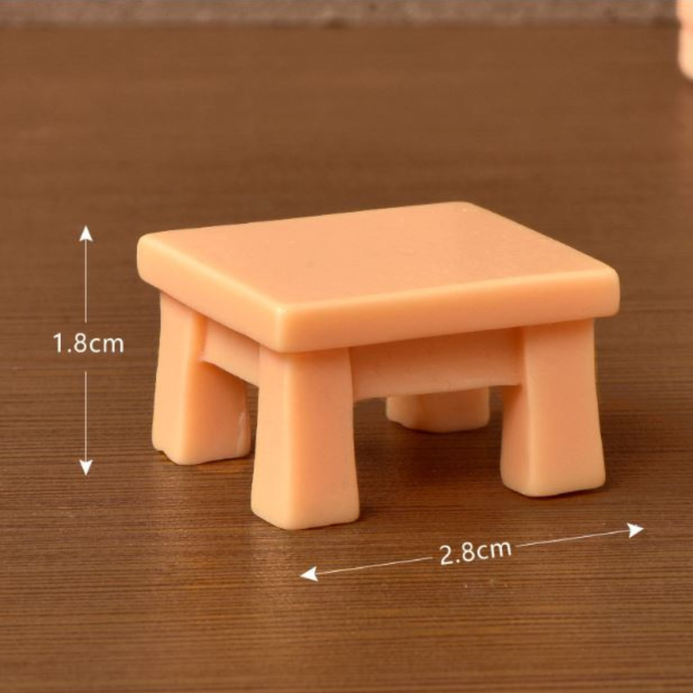 Декоративная фигурка Котик с книгой для флорариума, моссарриума, мини-сада, кашпо, песочного стола  Табурет Одесса - изображение 1