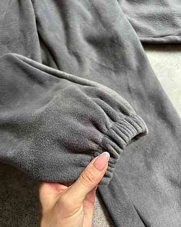 Женский теплый прогулочный костюм: кофта и брюки двусторонний флис Графит, 48/52 Одесса