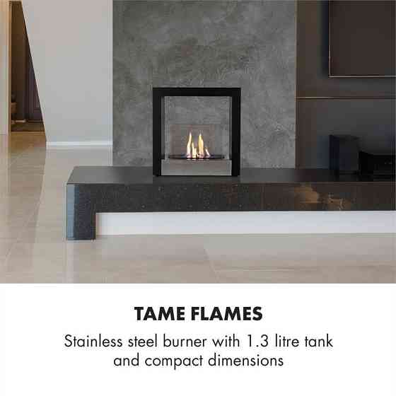 Phantasma Cube етаноловий камін бездимний пальник із неіржавкої сталі 4h неіржавка сталь (Німеччина, читати Рівне