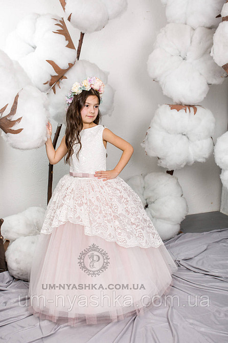Длинное нарядное детское платье Анита  на 4-5, 6-7 лет Кривой Рог - изображение 4