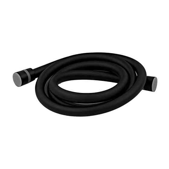 Шланг для душу Zerix Black.F03 150 см силіконовий (колір чорний) (ZX5566) ( 27001 ) Харків