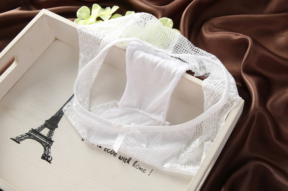 Комплект нижнего белья кружевной женский белый 70C Киев - изображение 7