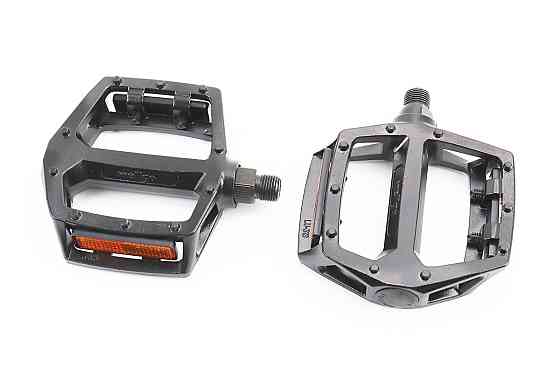 Педалі BMX 9/16" (107x105x28mm) алюмінієві, чорні LU-313 Київ