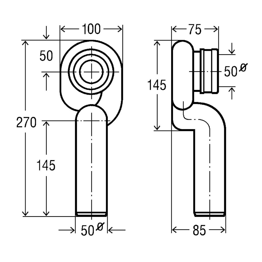 Сифон для писсуара VIEGA встроенный нижний 492458 (000001927) Киев - изображение 3