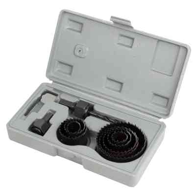 Коронка Sigma по дереву наборная Ø19, 22, 29, 32, 38, 44, 51, 65 мм (кейс) (1520111) Винница