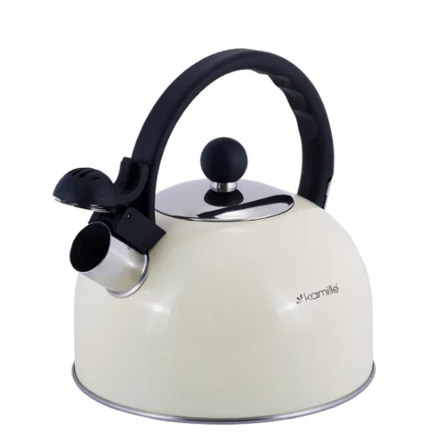 Чайник 2,5л зі свистком (салатовий,кавовий,беж) 0679A KAMILLE Житомир - изображение 5