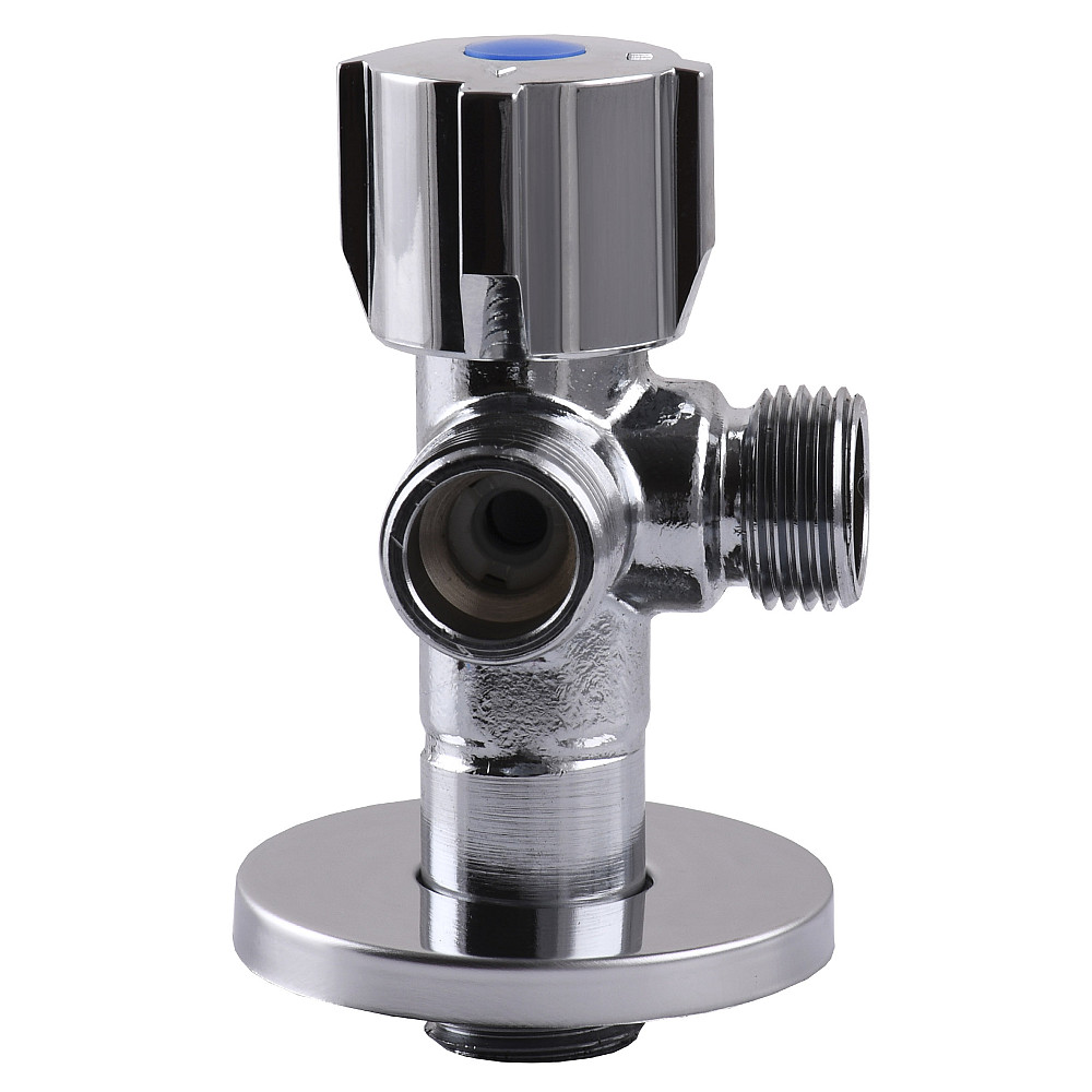 Кран кульовий кутовий подвійний SELBA 1/2″х 1/2″х1/2″ DOUBLE (SL1588) Тернополь - изображение 5