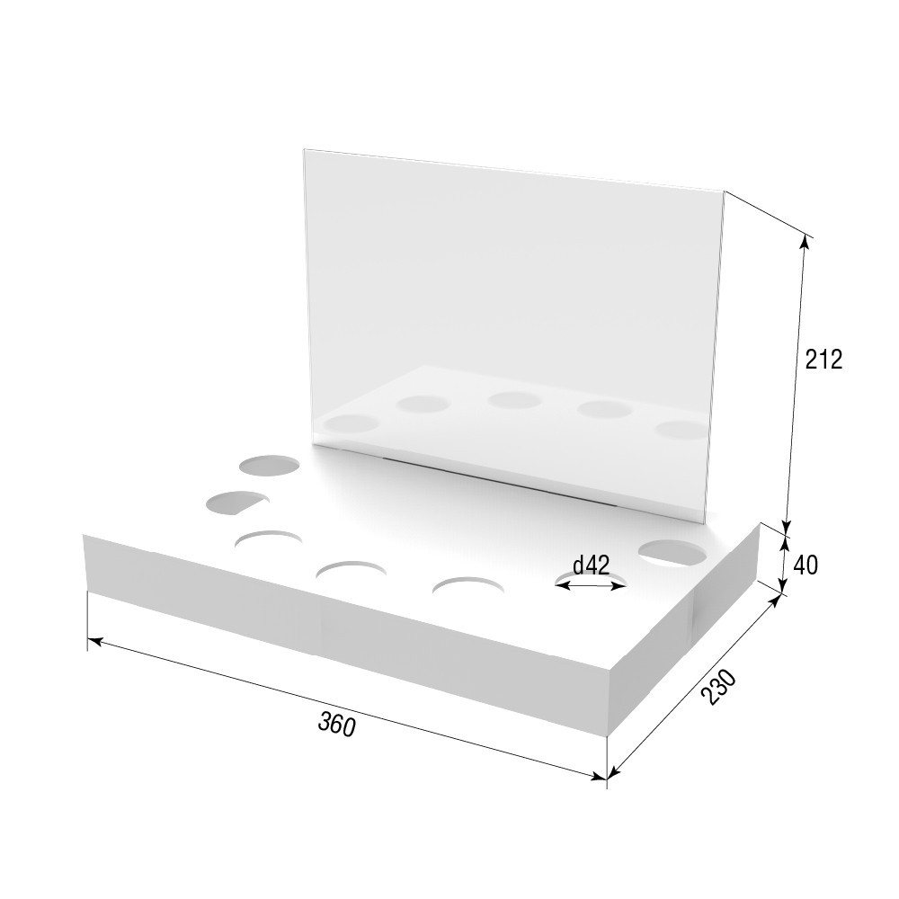 Подставка EKOSTAR для кремов из вставкой А4 Киев - изображение 5
