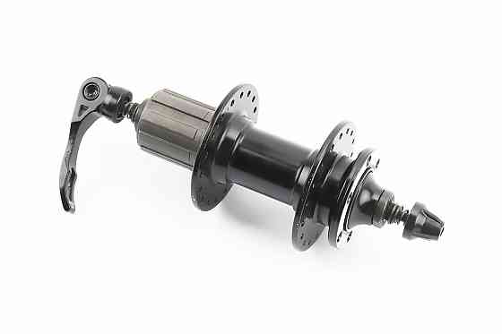 Втулка задня MTB алюмінієва 14Gx36H під касету 8-10зв, Disk-brake, 2 пром-підшипники 6000 2RS, кріпл. ексцентрик, чорна D472TSBT Київ