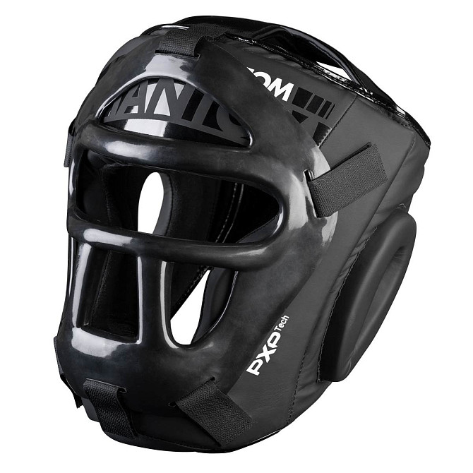 Боксерський шолом Phantom APEX Cage Black (капа в подарунок) Кам'янське - фото 2