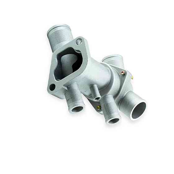 Термостат в сборе новий образец 6вых. (с патрубком расш.бач.) 2110-инжектор Мукачево