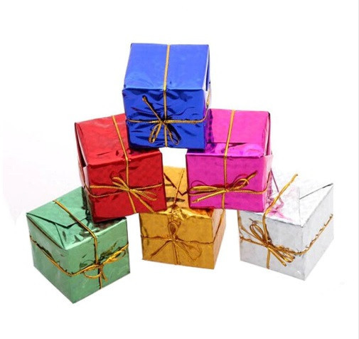 Набор ноогодних игрушек Подарки 6 штук 4 см разноцетный Киев - изображение 2