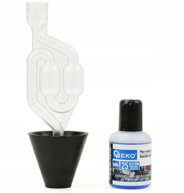 Тестер герметичності прокладки головки блока циліндрів ГБЦ CO2 на 25 тестів (G02665) GEKO Чернігів - фото 3