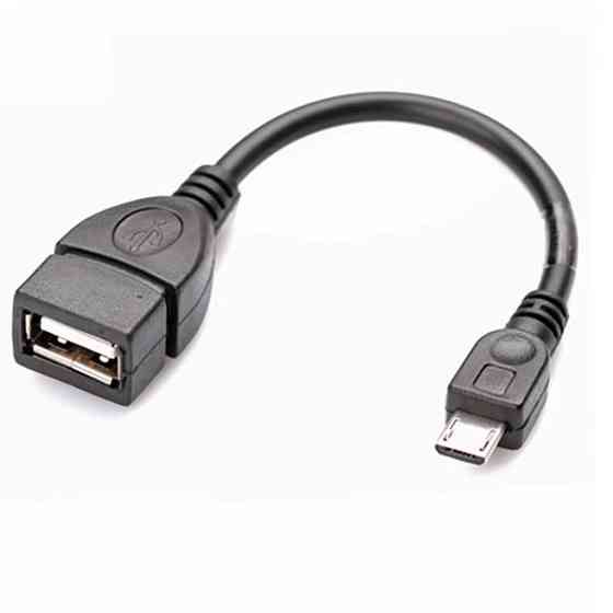 Адаптер USB OTG MicroUSB 14 см для флешок і периферії Київ