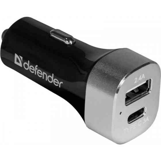 Автозарядка 2xUSB 27W (USB-C + USB-A) UCG-01 5V/5.4A Defender (83569) Киев