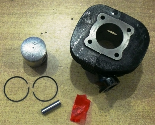 Циліндр у зборі скутера TB 60 ланцюговий Мукачево - фото 1