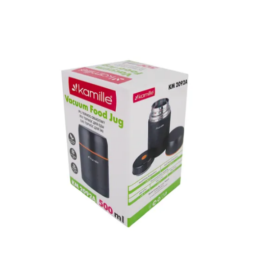 Термос харчовий 500мл нержавіюча сталь KAMILLE 2092A Житомир - изображение 11