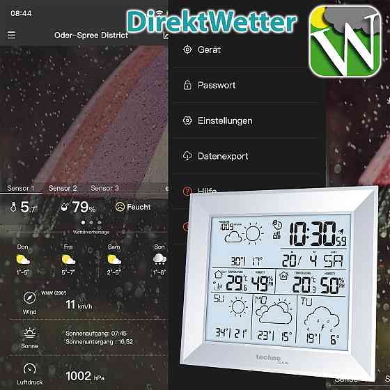 Метеостанция Technoline DirektWetter WD2000 Silver (WD2000) Вінниця