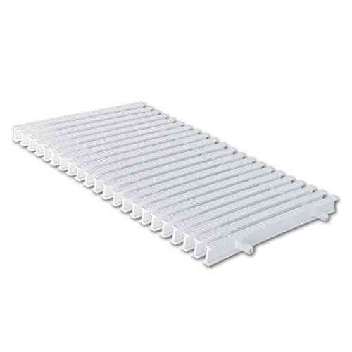 Переливна решітка Aquaviva KC-20 Classic з подвійним з'єднанням 195x25 мм (біла) Київ