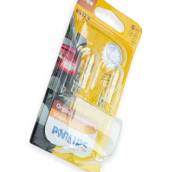 Автолампа 12V 16W W2.1х9.5d PHILIPS (пара) БЦ Мукачево