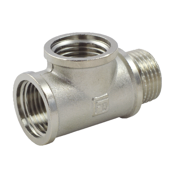 Тройник 1/2'' внутр/внутр/наруж никель Харьков