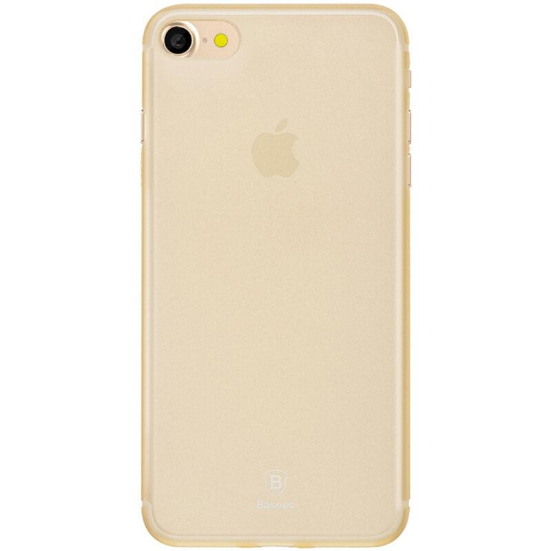 Чохол Baseus для iPhone SE 2020/8/7 Slim Transparent Gold (WIAPIPH7-CT0V) Київ - фото 1