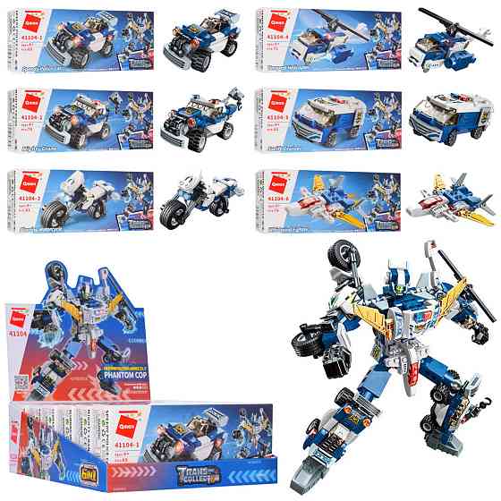 Конструктор Qman 41104 поліція, транспорт, від 69 дет., (за 1шт), шт Київ