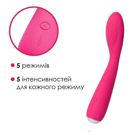 Вібратор для клітора та точки G Svakom Iris Plum Red Sex Aura Київ