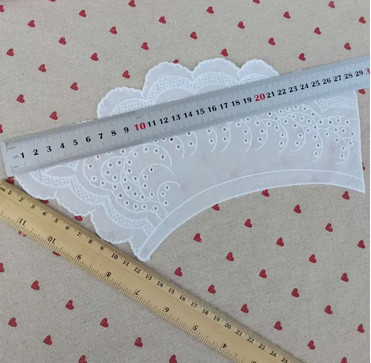 Комір для плаття нашивний білий Київ - фото 2