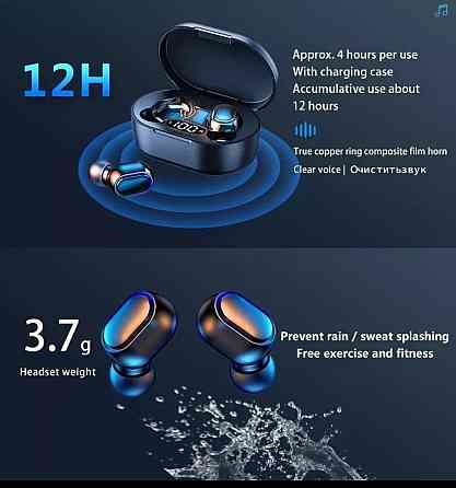 Навушники бездротові Bluetooth TWS E7S Fone (по типу Airdots) Київ