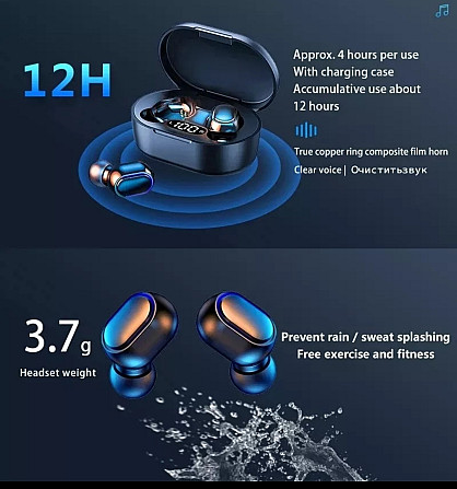 Навушники бездротові Bluetooth TWS E7S Fone (по типу Airdots) Київ - фото 3