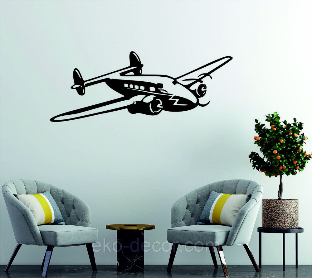 Декоративне настінне Панно «Літак», Декор на стіну Київ - фото 5