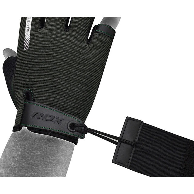 Перчатки для фітнесу RDX T2 Half Army Green XL Кам'янське - фото 6